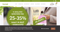 Desktop Screenshot of nutrilett.se
